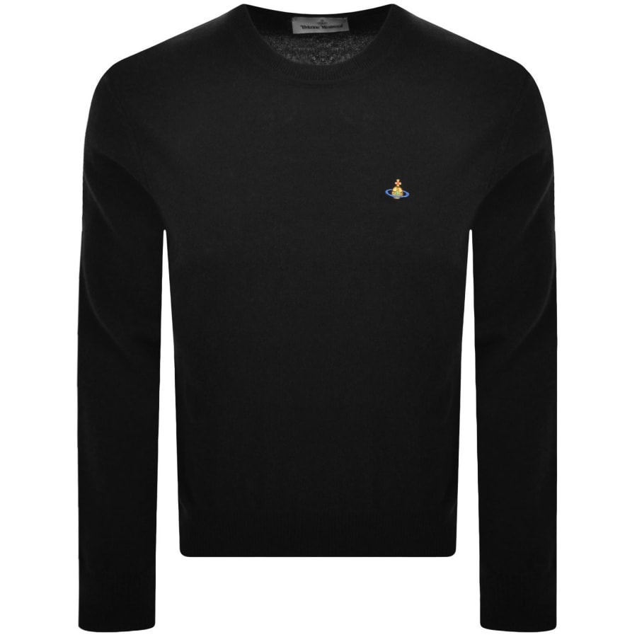 Vivienne Westwood Alex Round Neck Jumper Black | Mainline